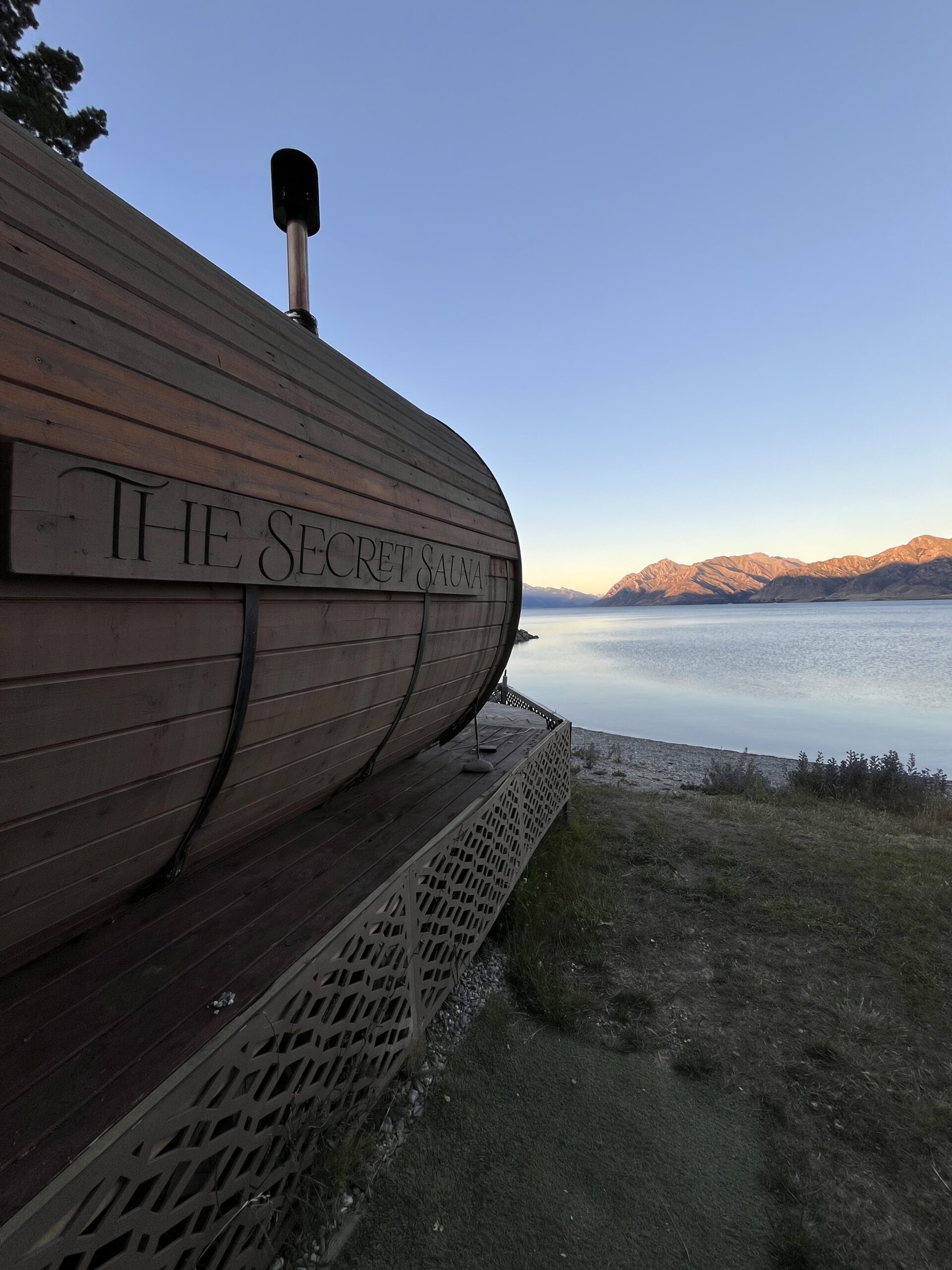 The Secret Sauna, Lake Hawea, New Zealand