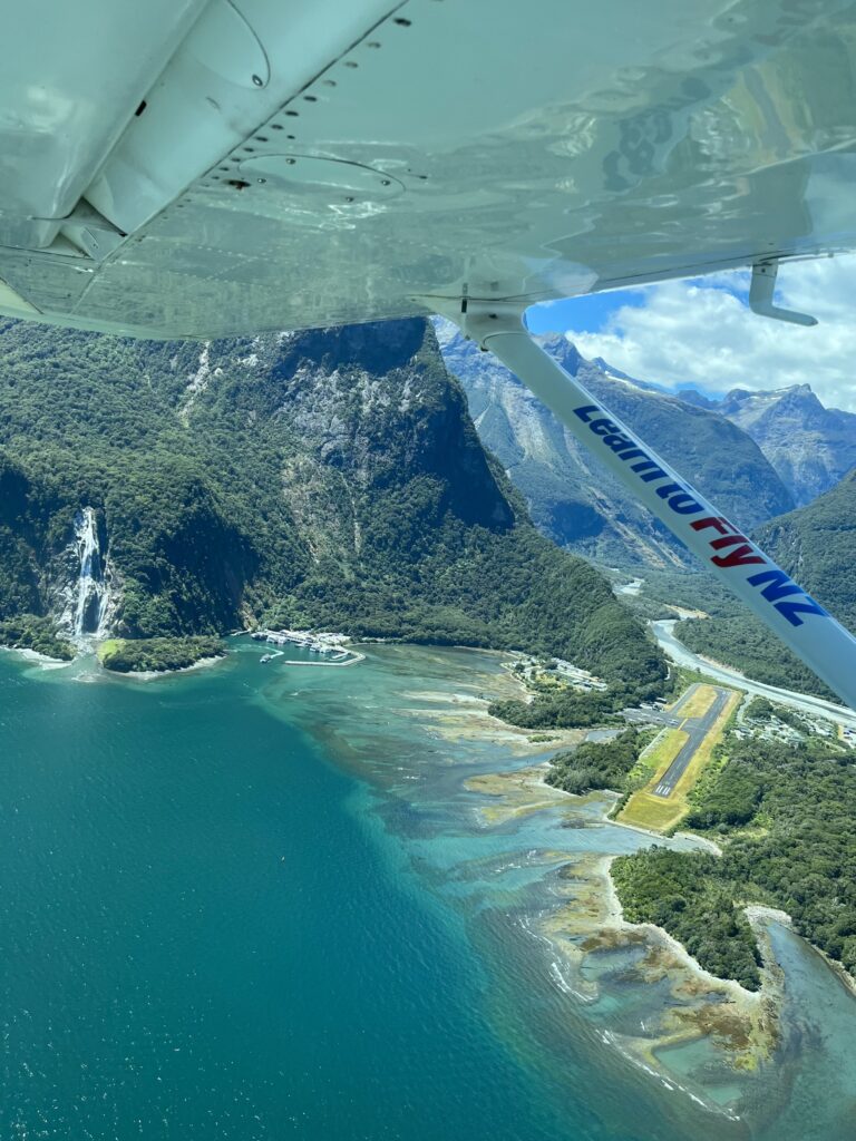 the runway at milford sound